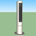 Tower Electric Appliances For Daily Use With Golden Body Black Vents Stable Base Two Units Displayed