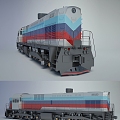 Train Transportation Truck Train Transport Vehicle Train Vehicle Rail Car 3d model