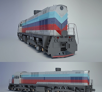 Train Transportation Truck Train Transport Vehicle Train Vehicle Rail Car 3d model