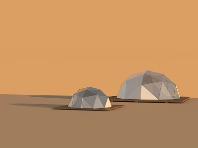 Modern Tent 3d model