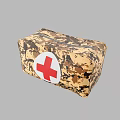 Decorative Camouflage Pillow With Red Cross Design For Sofa Or Bed