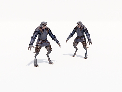 monster humanoid monster 3d model