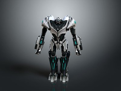 Mech Warrior Mech Soldier Machine Battlearm Mechanical Battlearm Machine Fighter Robot 3d model