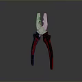Pipe pliers vise bench vise wrench tool hardware tool processing tool furniture 3d model