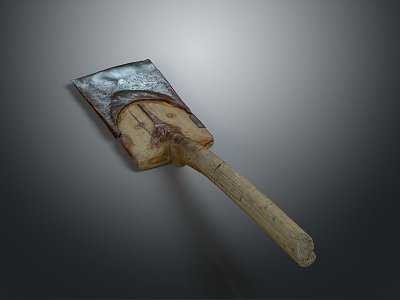 spade shovel tool hardware tools processing tools 3d model