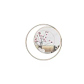Modern Geometric Wall Decor With Circular Abstract Metal Hanging Designs