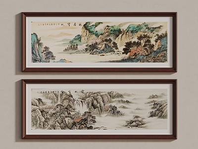 Chinese Hanging Paintings model