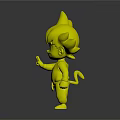 Goku Character With Spiky Black Hair In Red Martial Arts Uniform Making Peace Sign Gesture