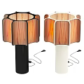 Collection of Middle Style Table Lamps 3d model