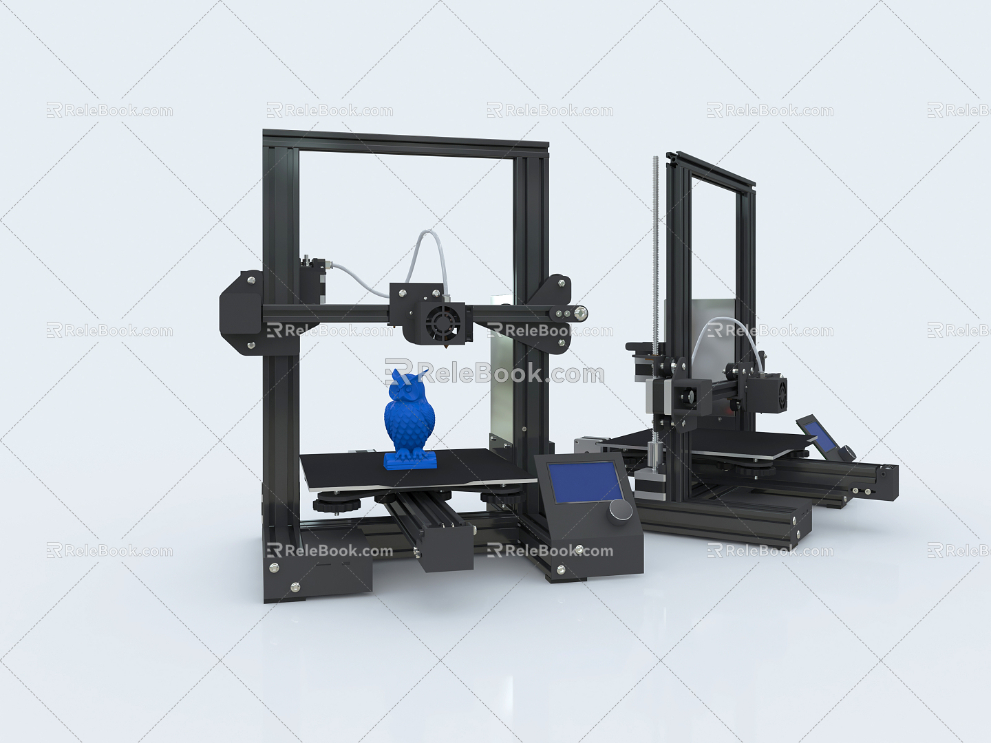 Modern Printers 3d model