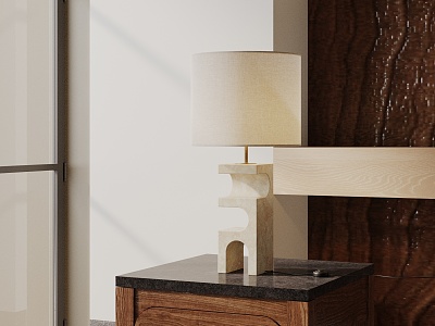 Modern table lamp 3d model