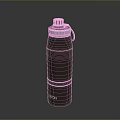 Practical Black Water Bottle With Handle VIZION Brand Durable Daily Use