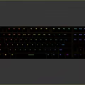Modern RGB Backlit Electronic Keyboard With Colorful LED Lights And Full Size Keys