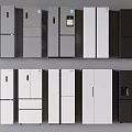 Modern Refrigerators Freezers in Various Styles and Colors for Home Kitchen
