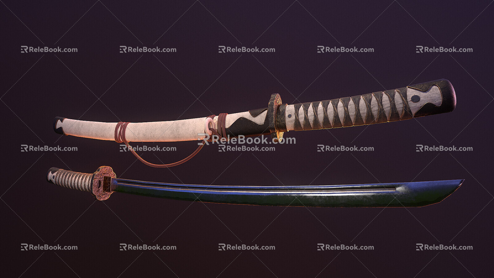 Modern Samurai Swords 3d model