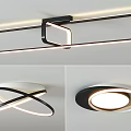 modern ceiling lamp 3d model