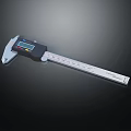 Digital Caliper With Electronic Display And High Precision Metal Measuring Tool 3d model