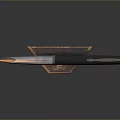 Sleek Fountain Pen as Essential Living Supply with Hexagonal Base and Elegant Design