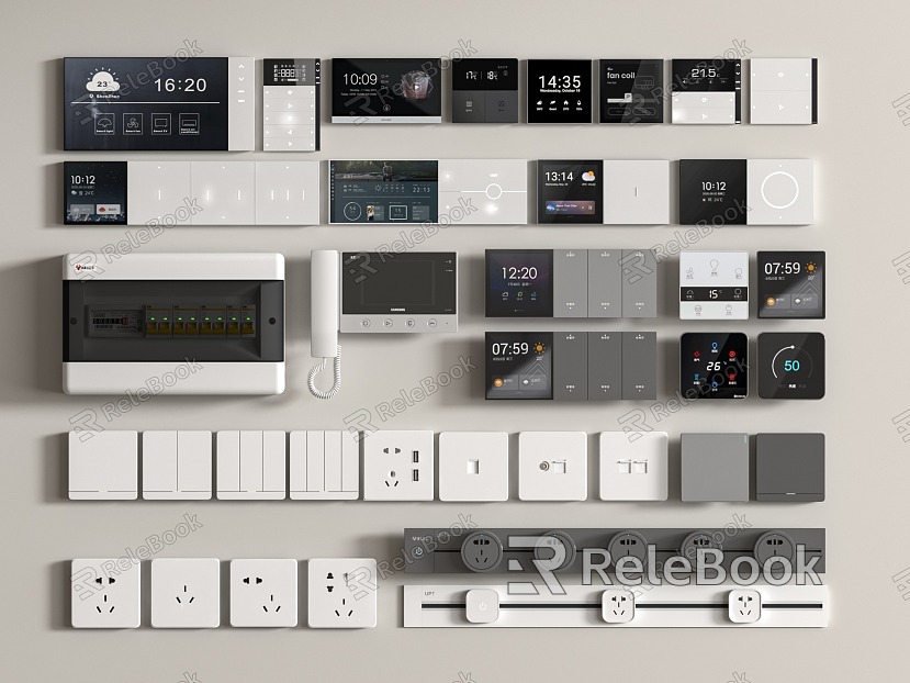 Switch socket combination model