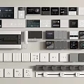 Switch socket combination 3d model