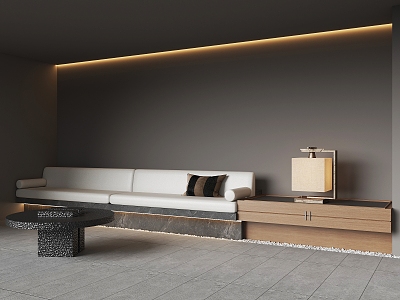 Modern Card Seat Sofa Coffee Table Combination model