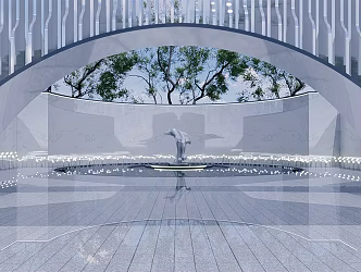 Modern Urban Sculpture 3d model