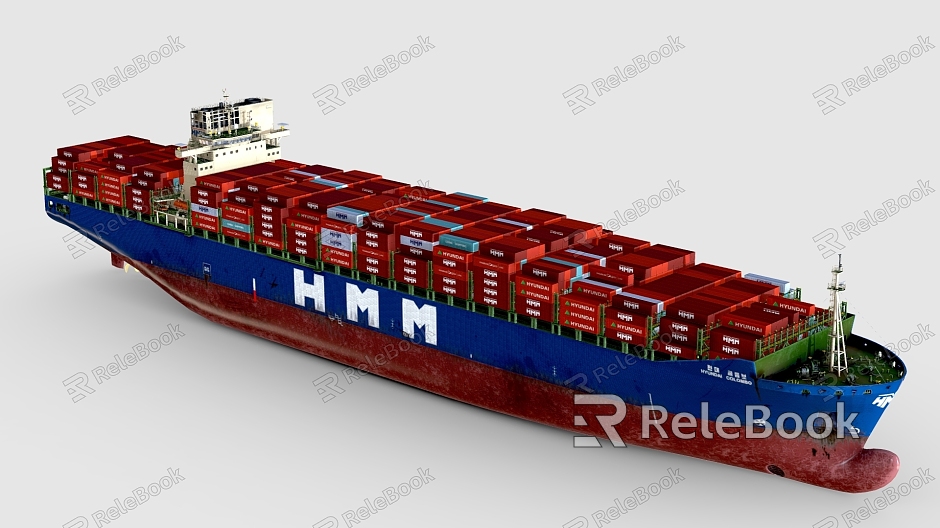 Freighter Cruise Container Ship model