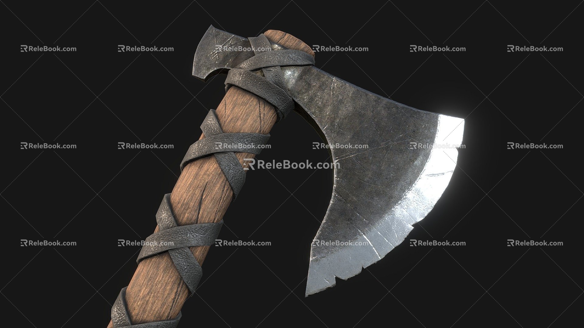 Viking Bend Tomahawk 3d model