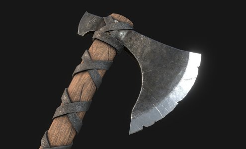 Viking Bend Tomahawk 3d model