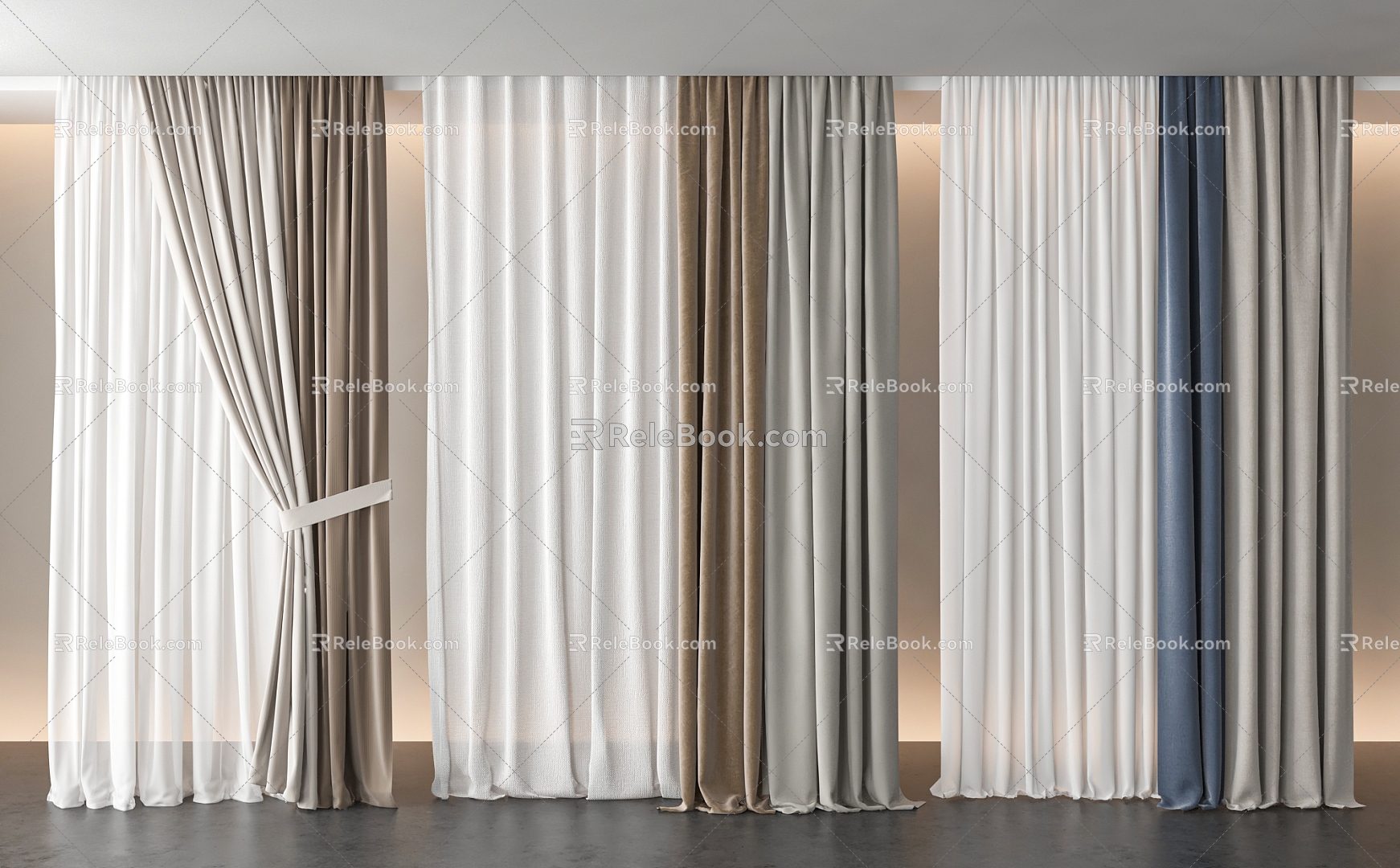 Curtain Window Screen model