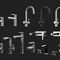 Various Contemporary Faucet Styles With Modern Designs For Kitchen And Bathroom Sinks