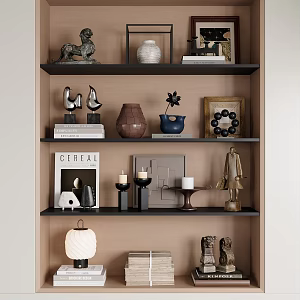 Modern decorative ornaments 3d model