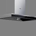 Sleek Modern Stainless Steel Kitchen Range Hood Appliance With Contemporary Design For Home Use