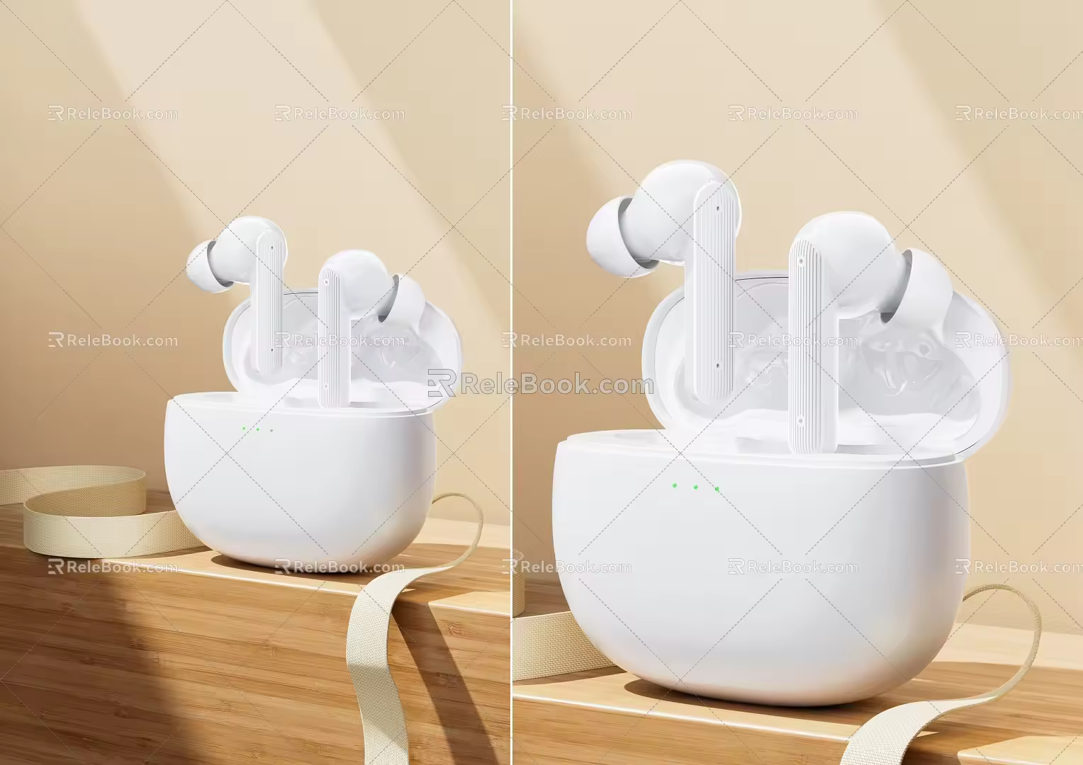 Modern Wireless Bluetooth Headset Xiaomi In-Ear Bluetooth Headset Bluetooth Headset Wireless Bluetooth Headset Digital Headset Mobile Headset 3d model