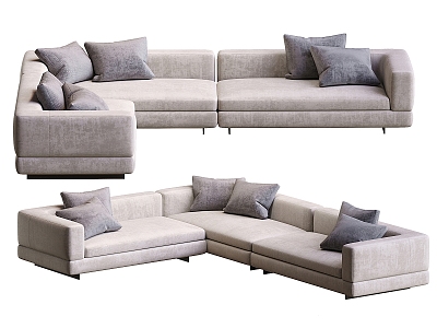 Multiplayer sofa combination 3d model