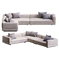 Multiplayer sofa sofa combination 3d model