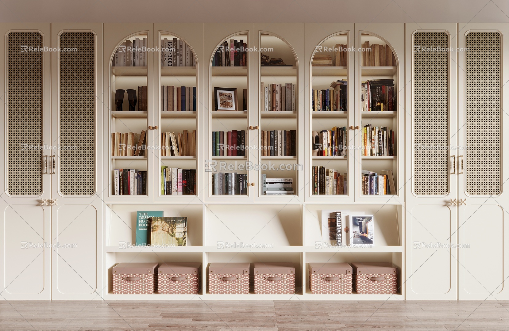 French Bookcase model