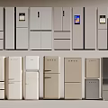 Modern Refrigerators And Freezers In Various Styles Colors And Designs For Home Kitchens