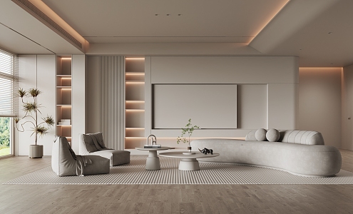 The Silent Living Room 3d model