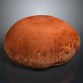 Organic Fresh Orange Round Mushroom With Natural Texture And Smooth Surface