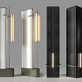 Modern Wall Lamp With Vertical Fabric Shade And Warm Glow For Interior Decoration