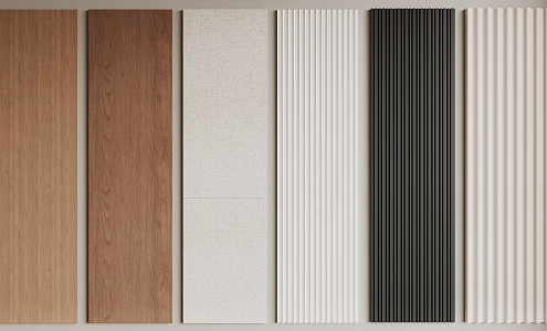 Modern wall panel 3d model