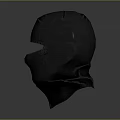 Gray Balaclava Full Head Coverage Design With Eye Opening And Fabric Texture
