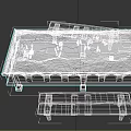 Vintage Sand Table Sand Table 3d model