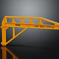 Yellow SEERN Industrial Cantilever Beam With CAP MAX 1200 kg Load Capacity