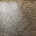 Warm Brown Natural Wooden Flooring Featuring Stylish Herringbone Pattern In Modern Home Interiors