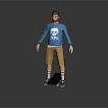 Modern Game Character Man Character 3d model