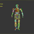 Robot Assistant Small Robot Butler Robot Butler Figure Game Figure 3d model
