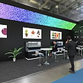 RoyalKitchen Exhibition Booth For High-End Kitchen Customization With Modern Design And Display Screens