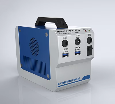 modern generator generator generator operating box portable generator 3d model